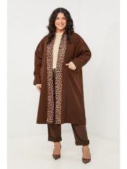 Curvy Lady Płaszcz przejściowy w kolorze brązowym rozmiar: 48/50. Brązowe płaszcze damskie Curvy Lady, z aplikacjami, klasyczne. Za 200.13 zł.