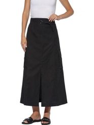 Heine Spódnica w kolorze czarnym rozmiar: 44. Czarne spódniczki damskie Heine, bez wzorów, z bawełny, z podwyższonym stanem, maxi. Za 100.28 zł.