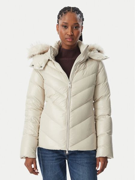 Hetregó Kurtka puchowa Inari 8R624KF 26W004 Kremowy Slim Fit. Białe kurtki damskie HETREGO, bez wzorów, z puchu, bez kaptura. Za 2,349.00 zł.