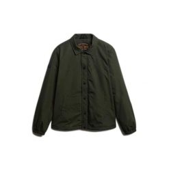 Kurtka Superdry Coach en nylon. Zielone kurtki męskie Superdry., xl, bez wzorów, z nylonu, eleganckie, bez kaptura. Za 423.65 zł.