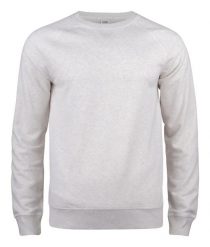 Clique Premium OC Roundneck męska bluza z bawełny organicznej – nature melange. Szare bluzy bez kaptura męskie CLIQUE, m, z bawełny. Za 232.93 zł.