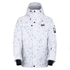 Damska Kurtka Narciarska Ski Life Dash Z Nadrukiem. Białe kurtki damskie Dare 2b, xl, bez wzorów, bez kaptura, narciarskie. Za 215.99 zł.