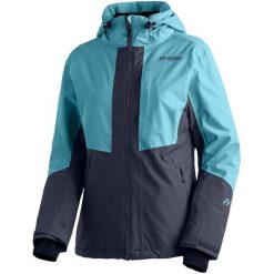 Damska kurtka narciarska Maier Sports Campigna. Niebieskie kurtki narciarskie i snowboardowe damskie Maier Sports, l, bez wzorów, z materiału, bez kaptura, narciarskie. Za 883.00 zł.