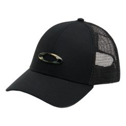 Czapka z Daszkiem unisex Oakley Trucker Ellipse Hat. Czarne czapki męskie Oakley, bez wzorów, sportowe. Za 168.80 zł.