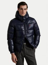 Polo Ralph Lauren Kurtka puchowa 710968281002 Granatowy Regular Fit. Niebieskie kurtki męskie Polo Ralph Lauren, m, bez wzorów, z puchu, bez kaptura. Za 1,949.00 zł.