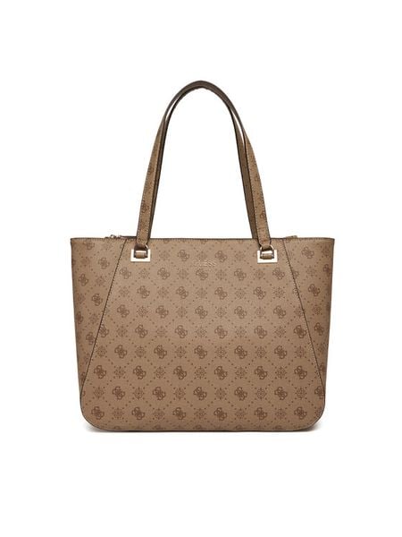 Guess Torebka Calebra Travel TWLP95 36024 Beżowy. Brązowe torebki klasyczne damskie Guess, z aplikacjami, ze skóry, bez dodatków. Za 579.99 zł.