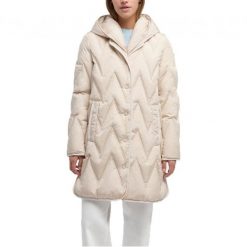 Kurtka GEOX W PLUMMERY Beżowy. Brązowe kurtki męskie Geox, bez wzorów, z tkaniny, sportowe, bez kaptura. Za 1,283.00 zł.