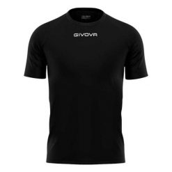 T-shirt Męski Capo. Czarne t-shirty męskie Givova, m, bez wzorów, z materiału, bez kołnierzyka. Za 63.99 zł.