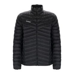 Kurtka puchowa męska Mammut Albula IN. Czarne kurtki męskie Mammut, na zimę, m, bez wzorów, z puchu, sportowe, bez kaptura. Za 759.99 zł.