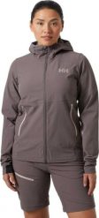 Kurtka softshell damska Helly Hansen Blaze Softshell. Szare kurtki softshell damskie Helly Hansen, s, bez wzorów, z elastanu, z kapturem. Za 635.85 zł.