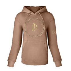 Bluza JD ATTACK Mila. Brązowe bluzy z kapturem damskie JD ATTACK, l, z materiału. Za 239.00 zł.