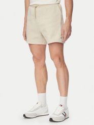 Tommy Jeans Szorty sportowe DM0DM21931 Beżowy jasny Regular Fit. Brązowe szorty sportowe męskie Tommy Jeans, m, z bawełny. Za 189.99 zł.