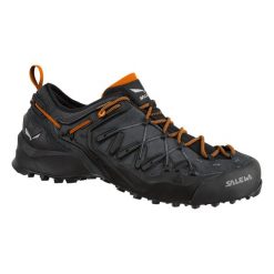 Buty Podejściowe Męskie Salewa Wildfiredge Gtx. Brązowe buty trekkingowe męskie Salewa, z tkaniny, bez zapięcia, trekkingowe. Za 863.59 zł.