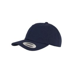 Czapka Z Daszkiem Dla Dorosłych Unisex Yupoong Cotton Twill Low Profile. Niebieskie czapki męskie FLEXFIT, bez wzorów. Za 71.99 zł.