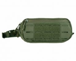 Nerka torba biodrowa OD Fanny Pack Laser Cut. Zielone torebki klasyczne damskie Mil-Tec, z aplikacjami, z materiału, małe, bez dodatków. Za 63.99 zł.