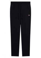 Spodnie damskie Champion Slim Pants czarne 118041 KK001. Czarne spodnie materiałowe damskie CHAMPION, bez wzorów, z bawełny, sportowe. Za 149.00 zł.