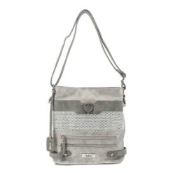 Szara Stylowa Torebka Damska Rieker. Szare listonoszki damskie Rieker, bez wzorów, bez dodatków. Za 249.00 zł.