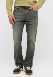 Męskie Spodnie jeansowe Mustang Style Tramper Straight ULW Dark Ivy 1018580 6326. Spodnie materiałowe męskie Mustang, bez wzorów, z jeansu. Za 179.99 zł.
