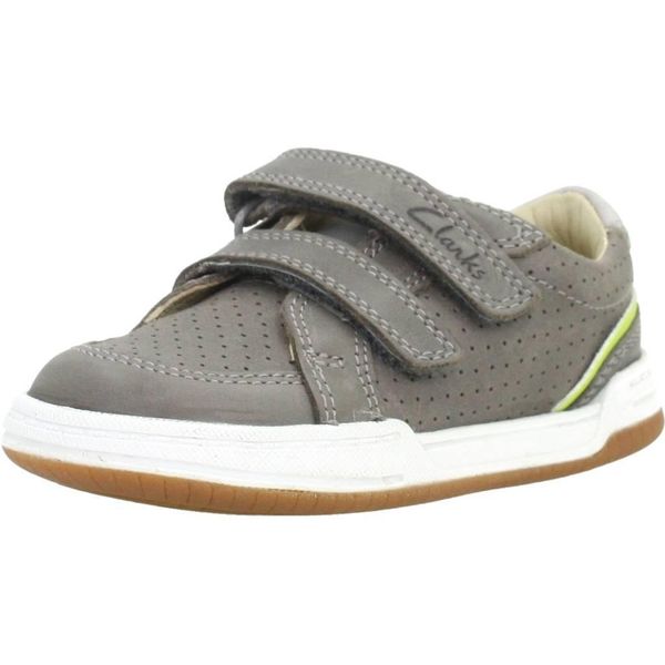 Buty CLARKS FAWN SOLO T Szary. Szare buty fitness męskie Clarks, na fitness i siłownię. Za 165.99 zł.