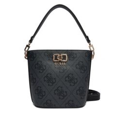 Torebka Guess. Szare torebki klasyczne damskie Guess, z aplikacjami, bez dodatków. Za 589.99 zł.