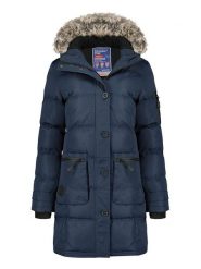 Canadian Peak Parka "Axelus" w kolorze granatowym rozmiar: M. Niebieskie parki damskie Canadian Peak, m, bez wzorów. Za 210.81 zł.