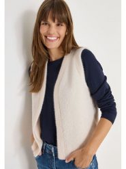 Cecil Kamizelka w kolorze kremowym rozmiar: M. Brązowe kamizelki damskie Cecil, m. Za 227.31 zł.