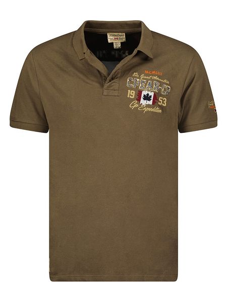Canadian Peak Koszulka polo "Kapriceak" w kolorze khaki rozmiar: S. Brązowe koszulki polo męskie Canadian Peak, s, bez wzorów, z bawełny, bez ramiączek. Za 83.03 zł.