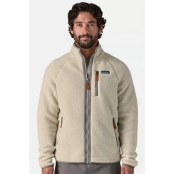 Bluza trekkingowa męska Patagonia Retro Pile. Brązowe bluzy bez kaptura męskie Patagonia, m. Za 616.30 zł.