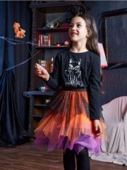 Kostium na Halloween - wielobarwny. Stroje jednoczęściowe damskie Sinsay, bez wzorów. W wyprzedaży za 14.99 zł.