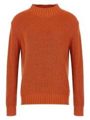 Elkline Sweter "Turtle" w kolorze czerwonym rozmiar: 40. Czerwone golfy damskie elkline, bez wzorów, z bawełny, bez ramiączek. Za 259.13 zł.