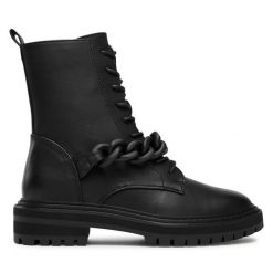 Trapery ONLY Shoes. Czarne trapery damskie ONLY Shoes, bez obcasa. Za 349.99 zł.