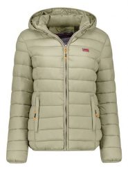 Geographical Norway Kurtka pikowana "Atikolor" w kolorze jasnozielonym rozmiar: S. Zielone kurtki damskie Geographical Norway, s, bez wzorów, bez kaptura. Za 143.56 zł.