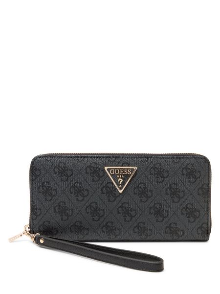 GUESS Portfel - Laurel II Kobiety Sztuczna skóra czarny|szary, ONE SIZE. Czarne portfele damskie Guess, z aplikacjami, ze skóry. Za 299.95 zł.