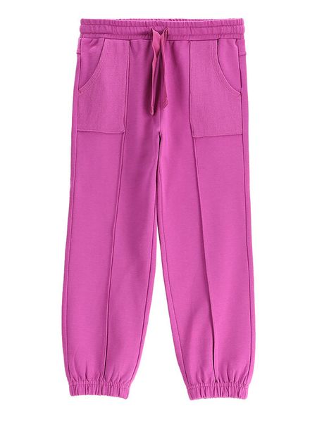 Coccodrillo Spodnie dresowe WC5120101RGK Różowy Regular Fit. Czerwone spodnie dziewczęce COCCODRILLO, z bawełny. Za 49.90 zł.