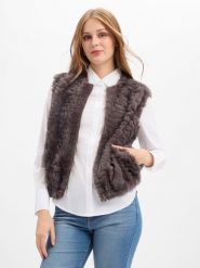 Marie Lund Damowa kamizelka ze sztucznego futra Kobiety Sztuczne włókno lila, 42. Kamizelki damskie Marie Lund, z włókna. Za 349.95 zł.