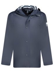 Geographical Norway Kurtka przeciwdeszczowa "Carolo" w kolorze granatowym rozmiar: L. Niebieskie kurtki outdoor męskie Geographical Norway, l, bez wzorów, bez kaptura. Za 223.99 zł.