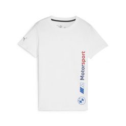 Koszulka dla dzieci Puma BMW MMS Logo. Białe koszulki dziewczęce Puma, m, bez wzorów, bez ramiączek. Za 171.20 zł.