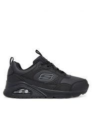 Skechers Sneakersy Uno Gen1 417004L BBK Czarny. Czarne buty sportowe chłopięce Skechers, ze skóry, bez zapięcia. Za 249.99 zł.