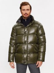 Hetregó Kurtka puchowa Justin 8K562 Zielony Regular Fit. Zielone kurtki męskie HETREGO, m, bez wzorów, z puchu, bez kaptura. Za 1,669.00 zł.