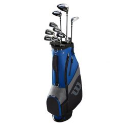 Zestaw golfowy Wilson Golf 1200 TPX 1,3,5,6-S,P,B,GR. Czarne golfy damskie Wilson, l, bez wzorów, z materiału, bez ramiączek. Za 2,027.55 zł.