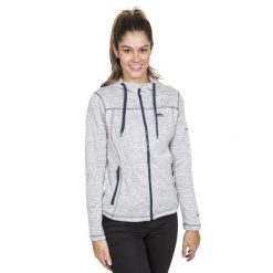 Bluza Polarowa Damska Odelia. Niebieskie bluzy z kapturem damskie Trespass, na zimę, l, z dzianiny. Za 171.99 zł.