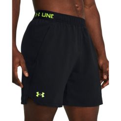 Spodenki Under Armour UA VANISH, Mężczyźni. Czarne szorty męskie Under Armour, bez wzorów, z poliesteru, sportowe. Za 191.65 zł.