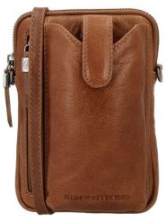 HIDE & STITCHES Skórzana torebka w kolorze jasnobrązowym na telefon - 13 x 19 x 2 cm rozmiar: onesize. Brązowe torebki klasyczne damskie HIDE & STITCHES, bez wzorów, z materiału, bez dodatków. Za 173.99 zł.