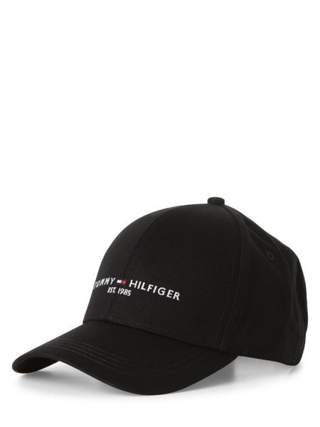 Tommy Hilfiger czapka z daszkiem Mężczyźni Bawełna czarny, ONE SIZE. Czarne czapki męskie Tommy Hilfiger, bez wzorów, z bawełny. Za 199.95 zł.