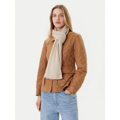 Szalik Tommy Hilfiger. Brązowe szaliki i kominy damskie Tommy Hilfiger, bez wzorów. Za 699.99 zł.