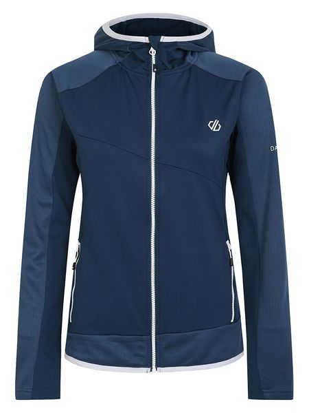 Dare 2b Kurtka polarowa "Traversing Core" w kolorze granatowym rozmiar: 34. Niebieskie kurtki damskie Dare 2b, bez wzorów, z materiału, bez kaptura. Za 84.21 zł.