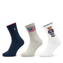 Skarpety długie Polo Ralph Lauren. Skarpetki damskie Polo Ralph Lauren, bez wzorów. Za 189.99 zł.