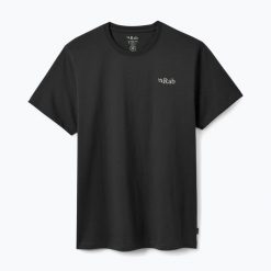 Koszulka damska Rab Stance Cirque Tee. Czarne t-shirty damskie RAB, l, bez wzorów, z bawełny, bez ramiączek. Za 159.99 zł.