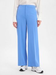 MOS MOSH Spodnie - MMLeya Miley Kobiety niebieski, 40. Niebieskie spodnie materiałowe damskie Mos Mosh, bez wzorów, eleganckie. Za 429.95 zł.