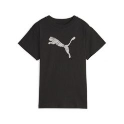Puma damska koszulka Relaxed Fit, czarna, L. Czarne bluzki damskie Puma, l, bez wzorów, z bawełny, sportowe, bez kołnierzyka, bez ramiączek. Za 196.99 zł.
